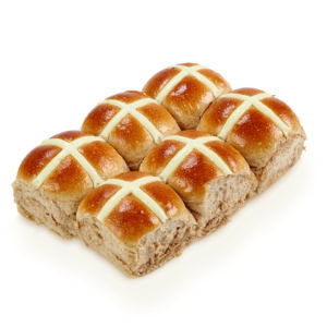 Fruitless Hot Cross Bun 6-Pack